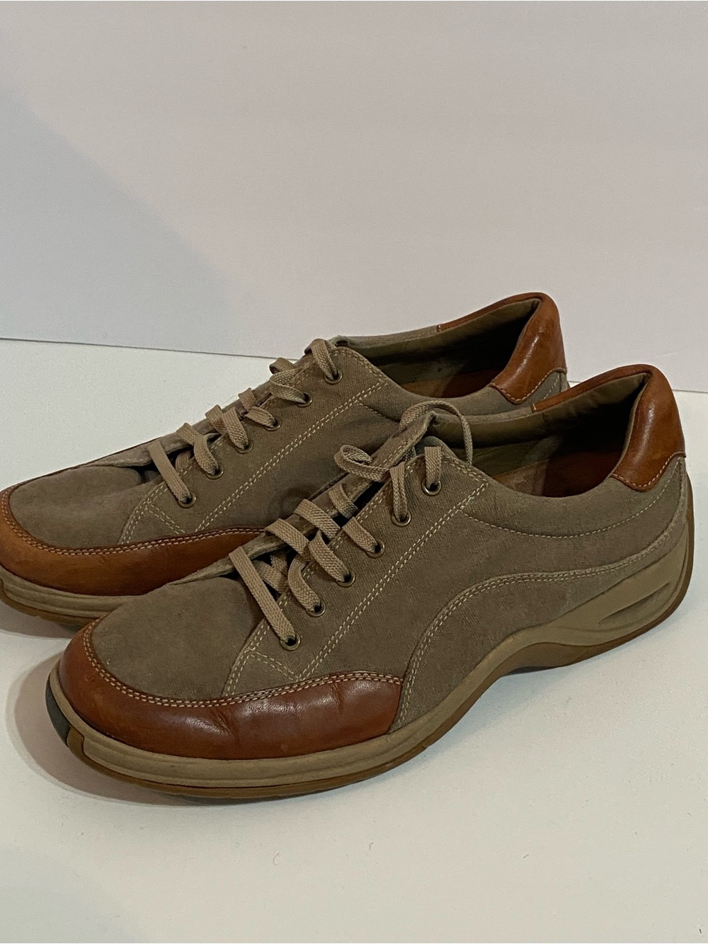 Cole Haan Men's Casual Lace-Up Sneakers in Taupe and Brown Size 11.5 M